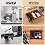 MestectPET PU Leather Valet Tray for Dad | Best Birthday & Father's Day Gift view 4