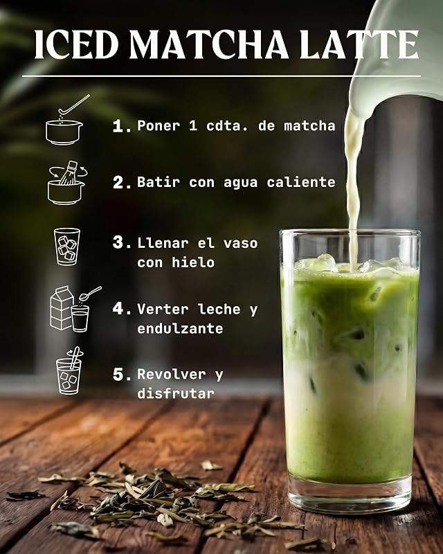 Matcha Japonés Premium Bio en Polvo L-Teanina