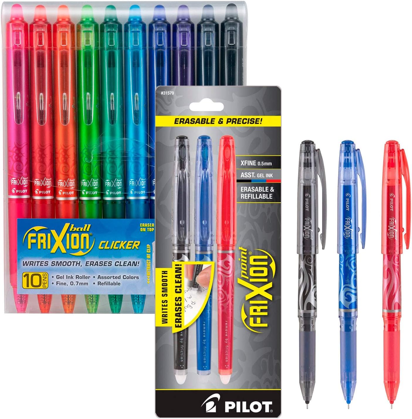 PILOT FriXion Clicker Erasable: Office Products