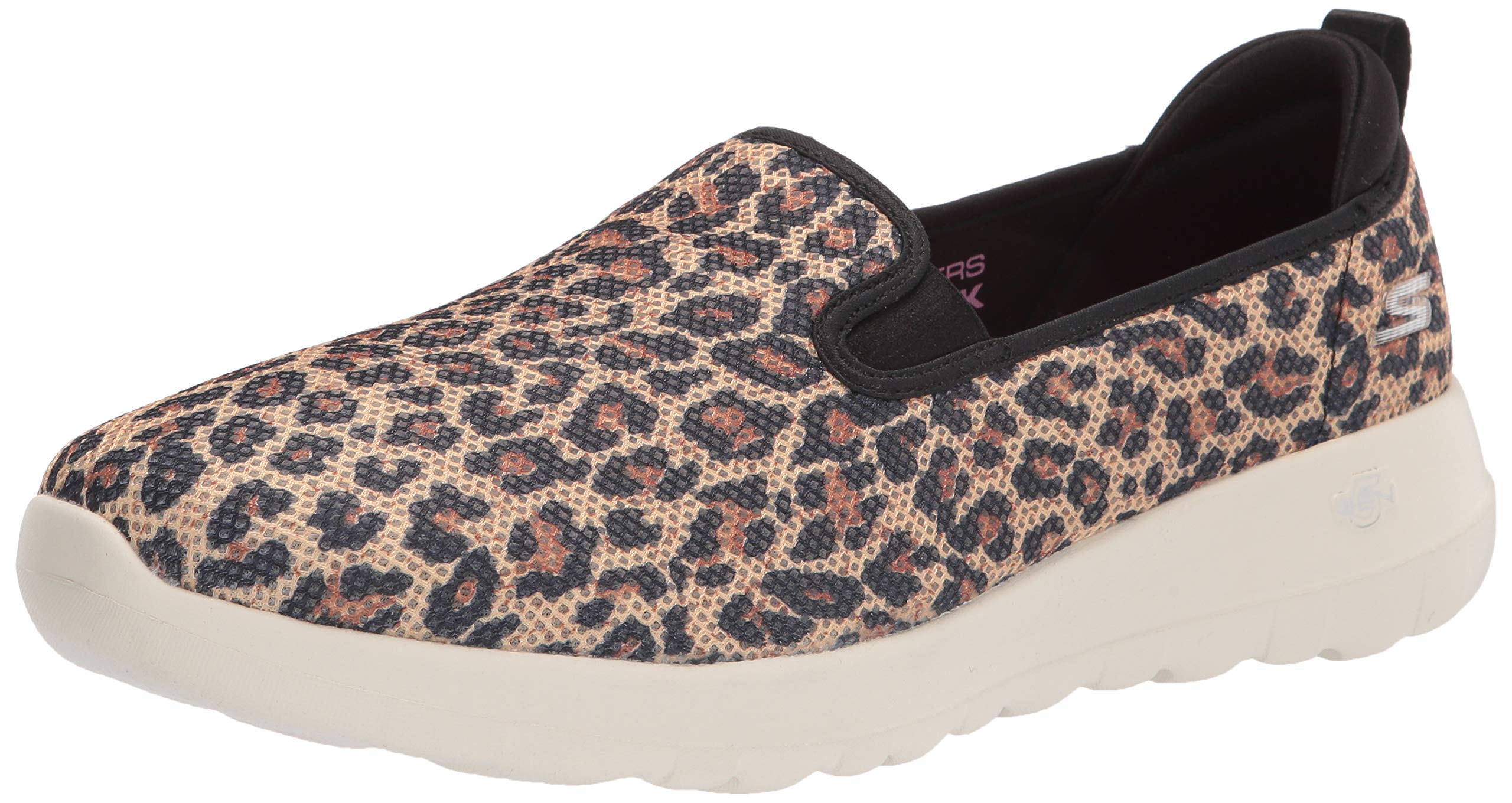 Photo 1 of Skechers Women's Go Walk Joy - Fiery Sneaker, Leopard, 9 US