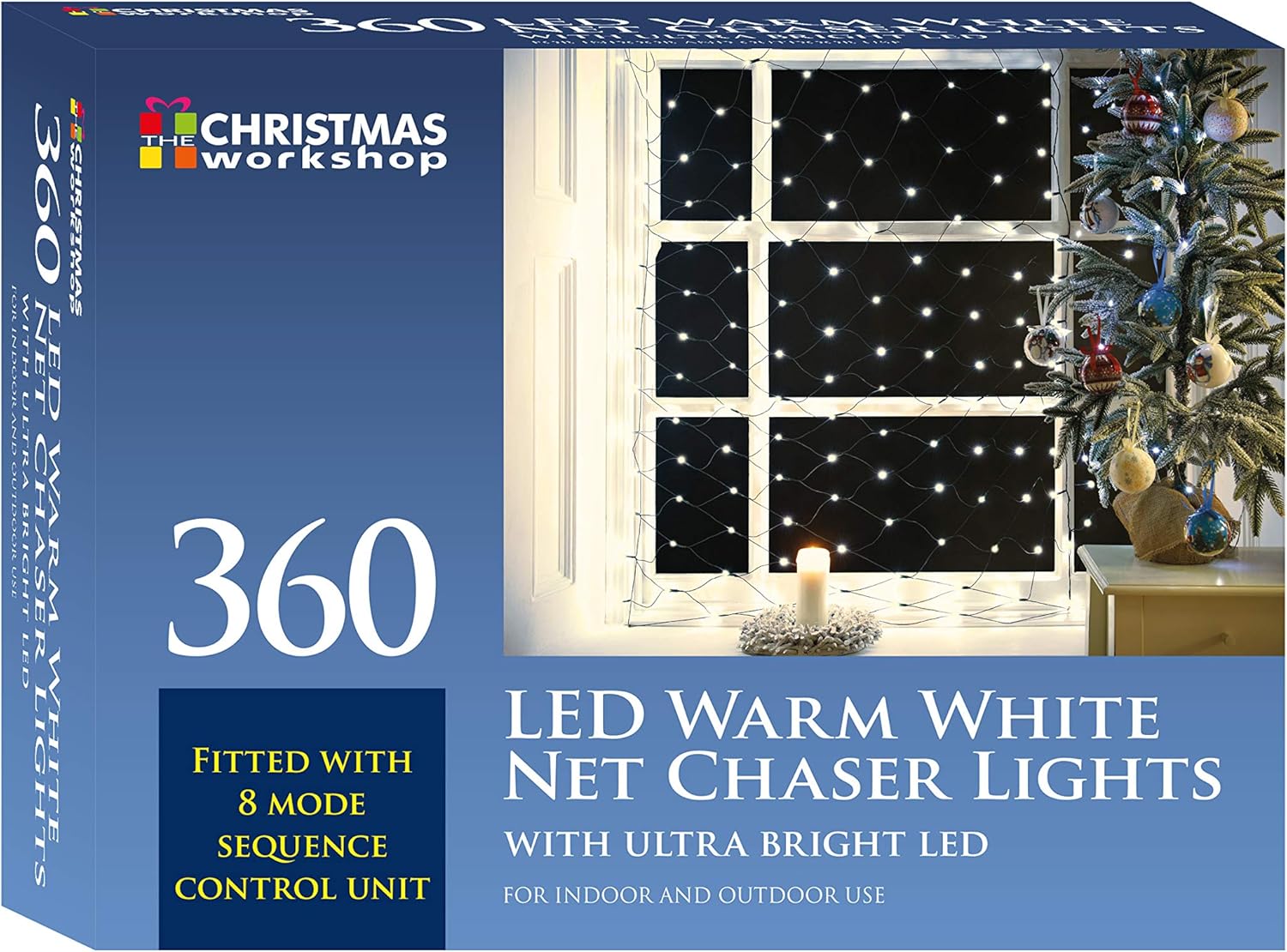 Christmas Workshop 88370 360 LED Warm White Christmas Window Lights, 360 Lights - Image 4