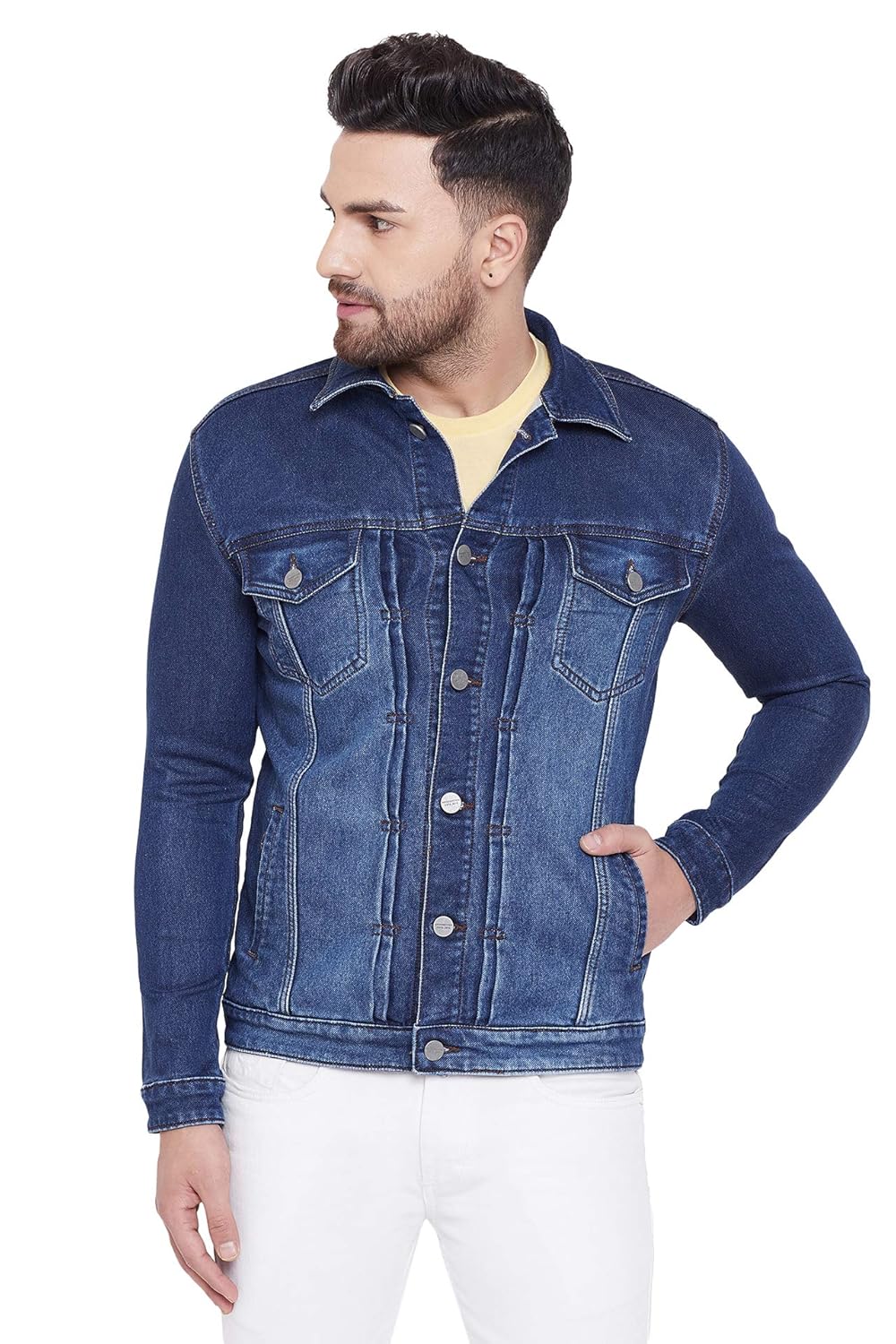 krossstitch denim jacket