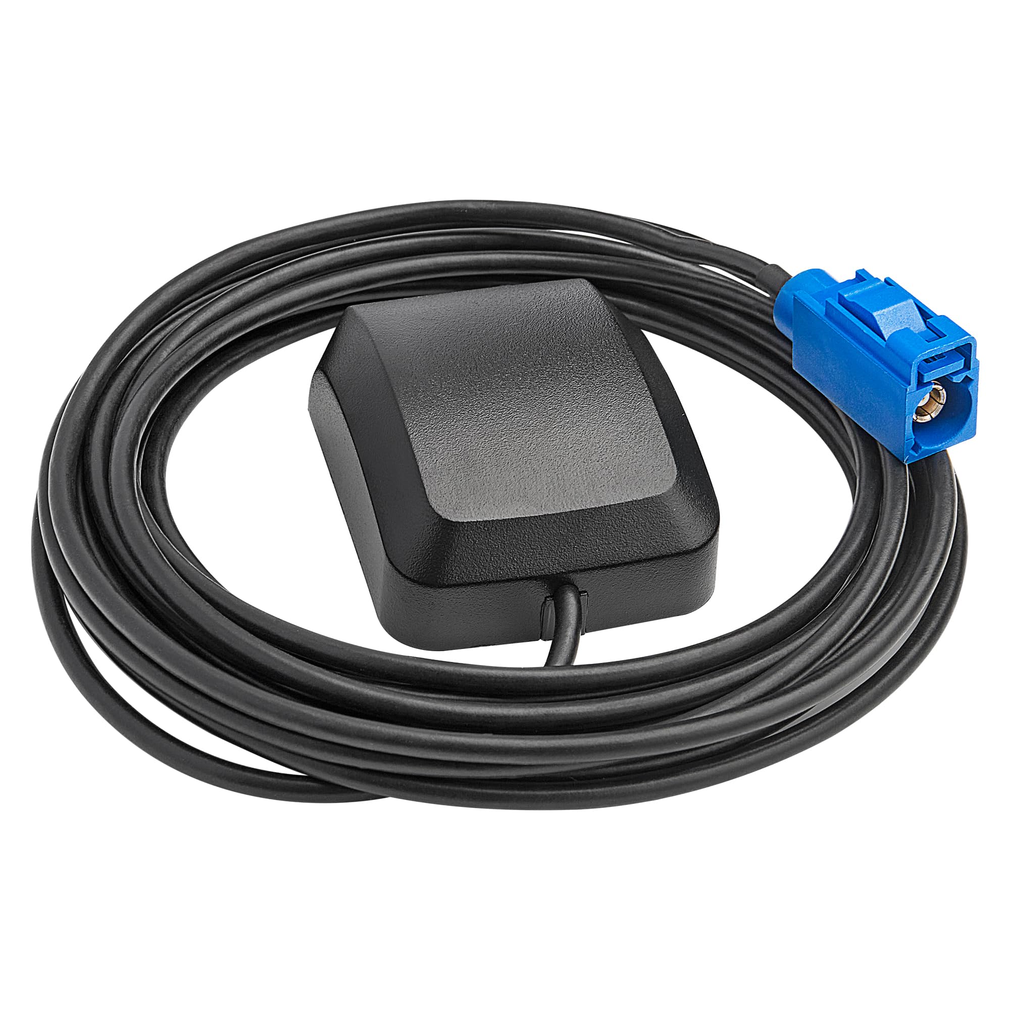 RED WOLF Car Active GPS Antenna Fakra Adapter with 3M Antenna Extension Cable for Ford Audi Benz VW GPS Navigation Aerial for car Stereo Head Unit