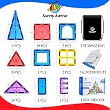Sunny Auntie Magnetic Tiles 56 PCS Educational Building Set view 8