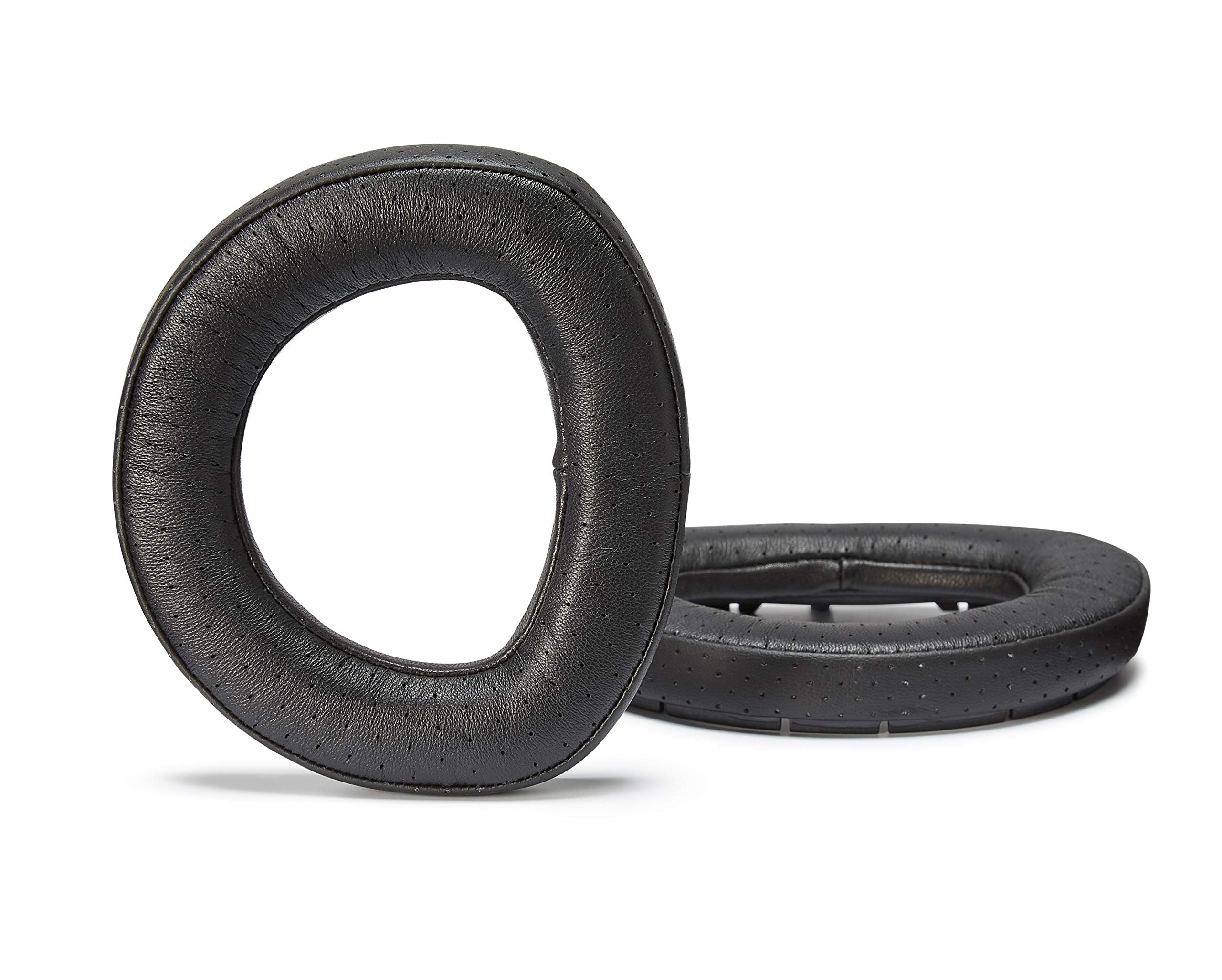 Premium perforated HD 800 / HD 800S Ear Pads Cushions compatible with Sennheiser HD800 / Sennheiser HD800S Headphones. Hybrid design using premium perforated Sheepskin and protein leather