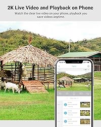 Tefrio No WiFi Security Camera with Built-in 4G LTE
