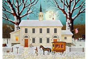 Buffalo Games - Charles Wysocki - A Pie for The Parsons - 300 Large Piece Jigsaw Puzzle for Adults Challenging Puzzle Perfect for Game Nights - Finished Size 21.25 x 15.00