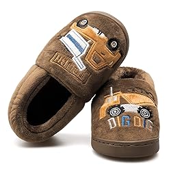 Plush Warm Slippers for Girls Boys Kids Toddlers