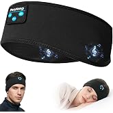 Perytong Sleep Headphones Bluetooth 5.4 Headband, Wireless Sleep Headband Headphones for Side Sleepers, Ultra-Thin Stereo Speakers &amp; Extended Battery Life, Sports Headband Earphones for Sleeping