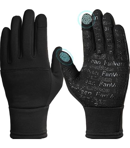 Gants D'hiver Tactiles Antidérapants - Pour Running, Vélo, Randonnée, Conduite - Coupe-vent Et Thermiques - Homme/Femme