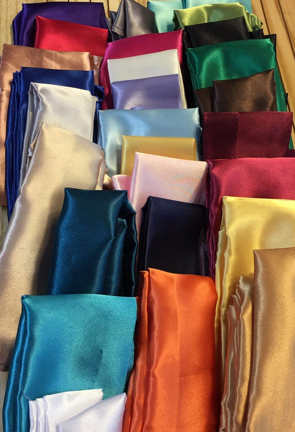 Cord Cover Satin Fabric Handmade 25 Colors and 100 Sizes