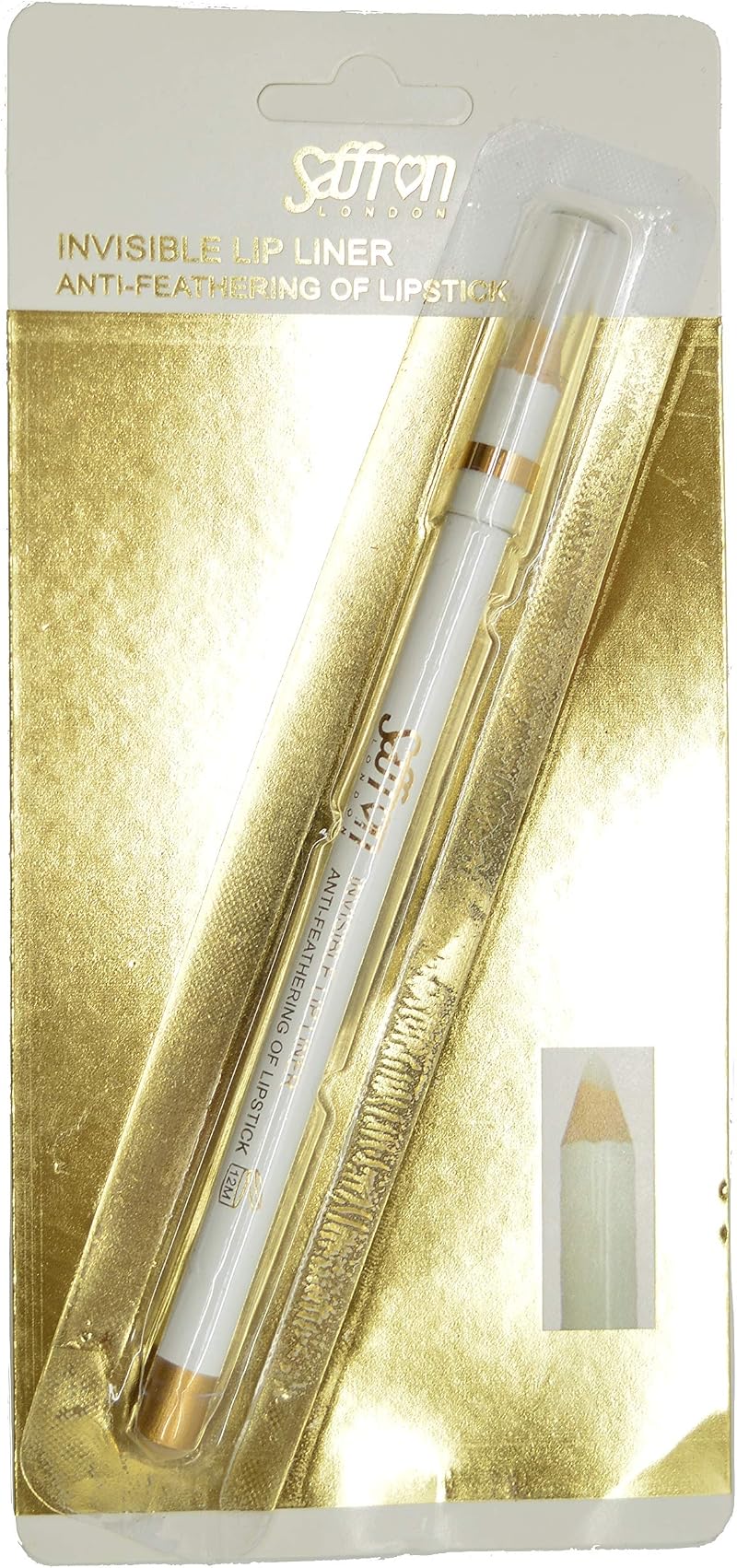 Saffron LONDON Invisible Lip Liner Pencil 337 Stops Bleeding Feathering