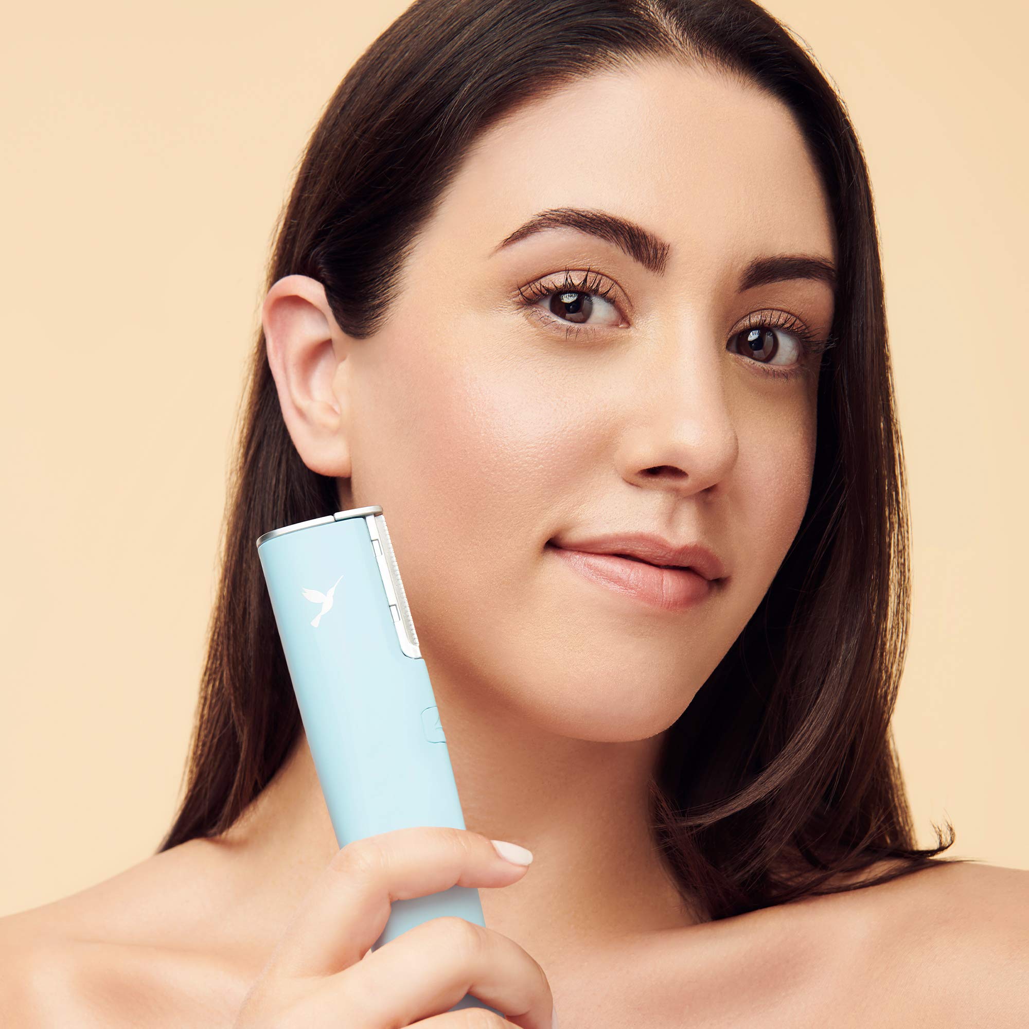 DERMAFLASH ONE Device, Exfoliating and Peach Fuzz Hair Removal, Sonic Dermaplaning Tool