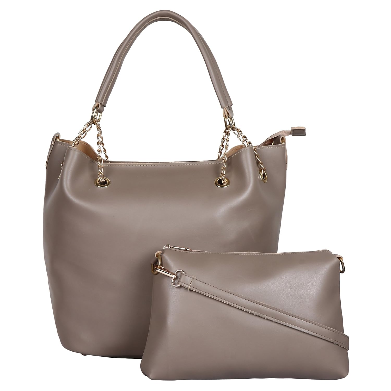 alice women's pu handbag (brown)