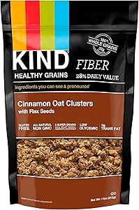 KIND Healthy Grains Clusters, Cinnamon Oat with Flax Seeds, 11 oz