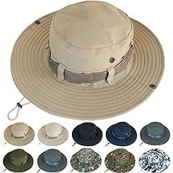 NPQQUAN Sun Bucket Hats for Men Women Wide Brim UV