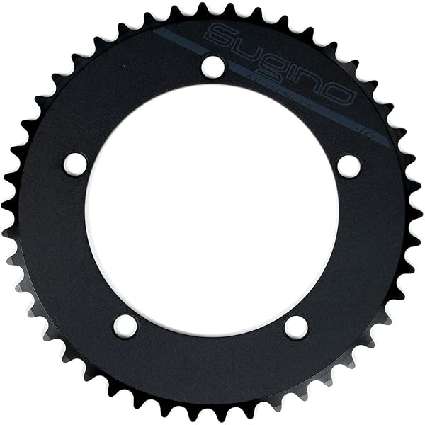 激レア。　Sugino　GIGASのチェーンリング48T Amazon.com : Sugino 48t Chainring 130mm Black 1/2x1/8