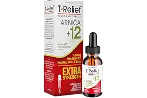 MediNatura T-Relief Extra Strength Oral Drops Arnica +12 Fast-Acting Natural Relieving Actives for Back Neck Joint Muscle Hand & Foot Aches Pains & Soreness - 1.69 oz