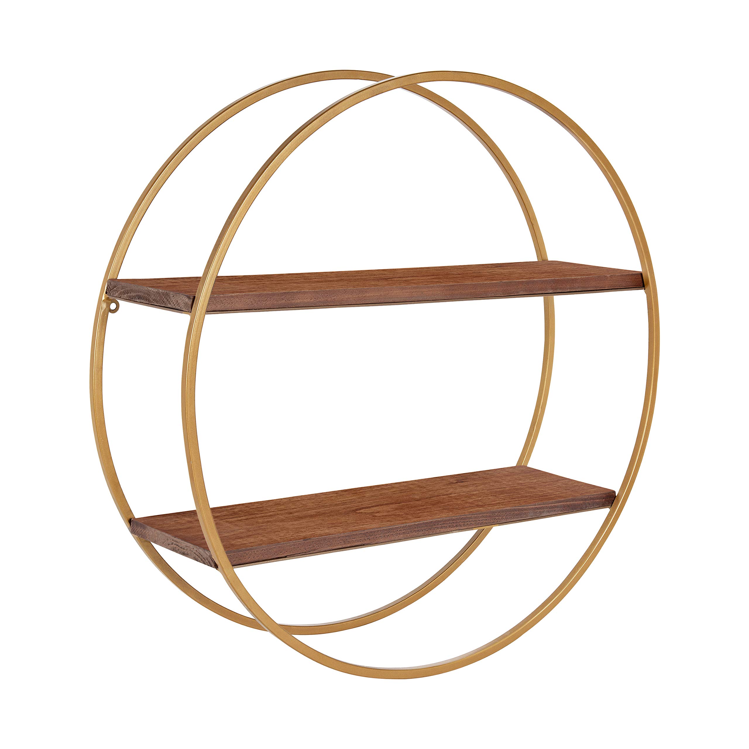 Buy Kate and Laurel Sequoia Modern Round Wall Shelf, 24" Diameter