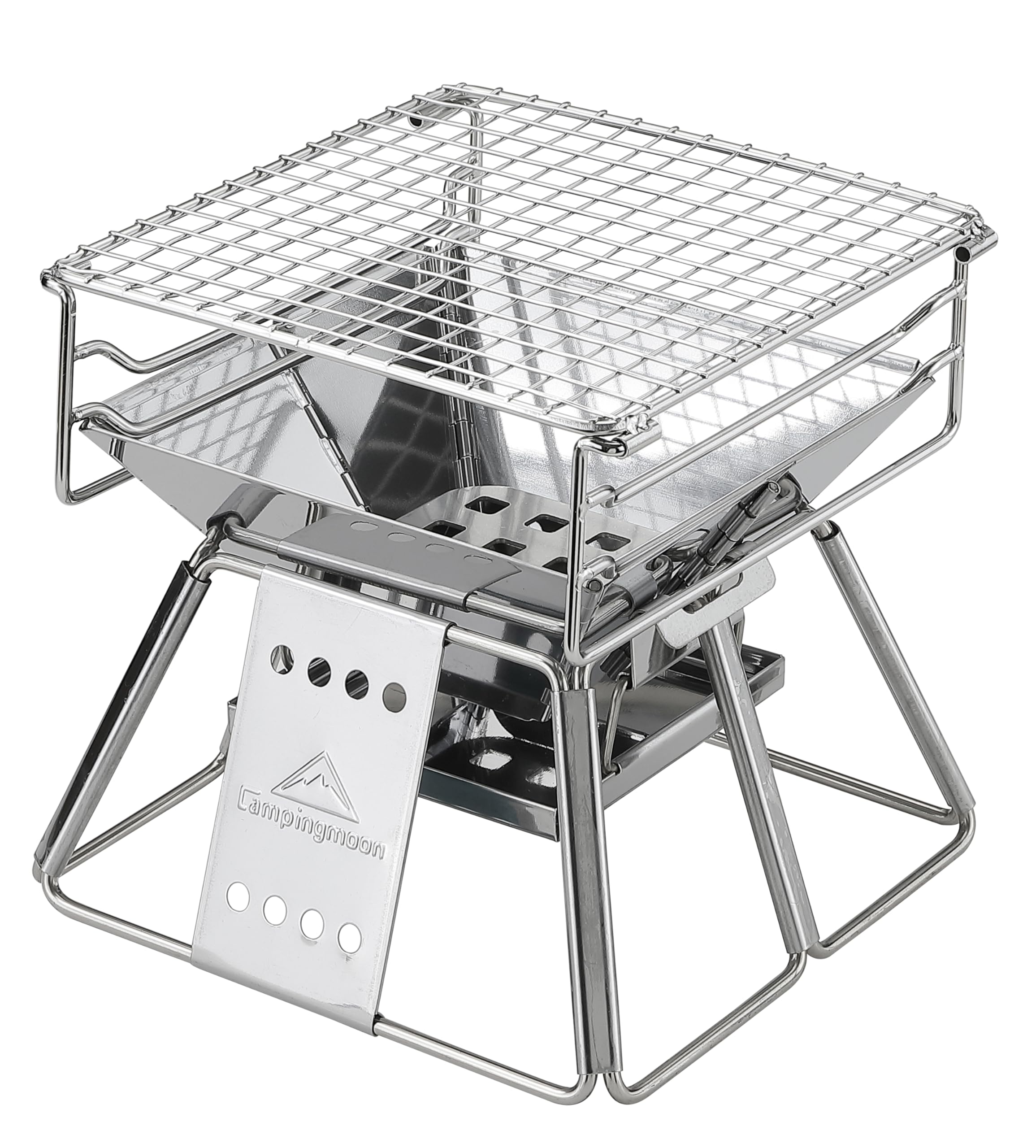 キャンピングムーン（CAMPING MOON）卓上グリル 焚き火 焚き火台 世界最小 コンパクト 焚き火 グリル 帆布ケース X-MINI商品画像