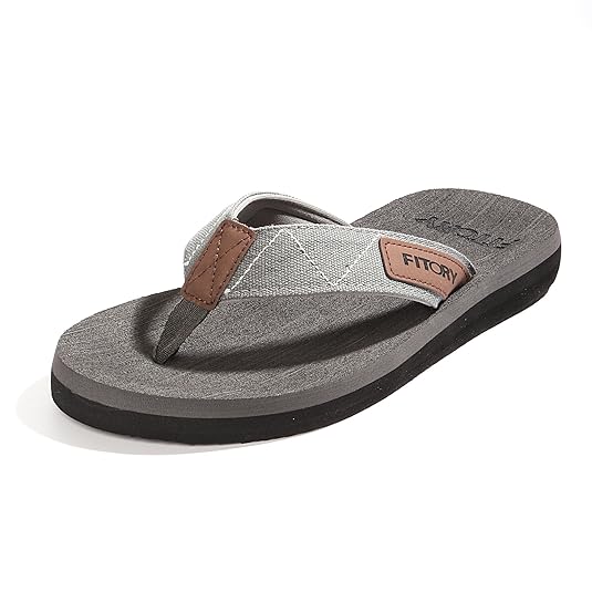 FITORY Herren Flip Flops Beach Sandalen Surfen Zehentrenner Sommerschuhe