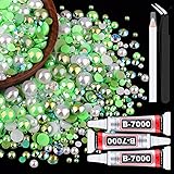80g Flatback Pearls and Rhinestones for