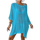Bsubseach Women's Swimwear Cover Ups for Bathing Suit Crochet Swimsuit Coverup Knit Beach Dresses Vacation Outfits