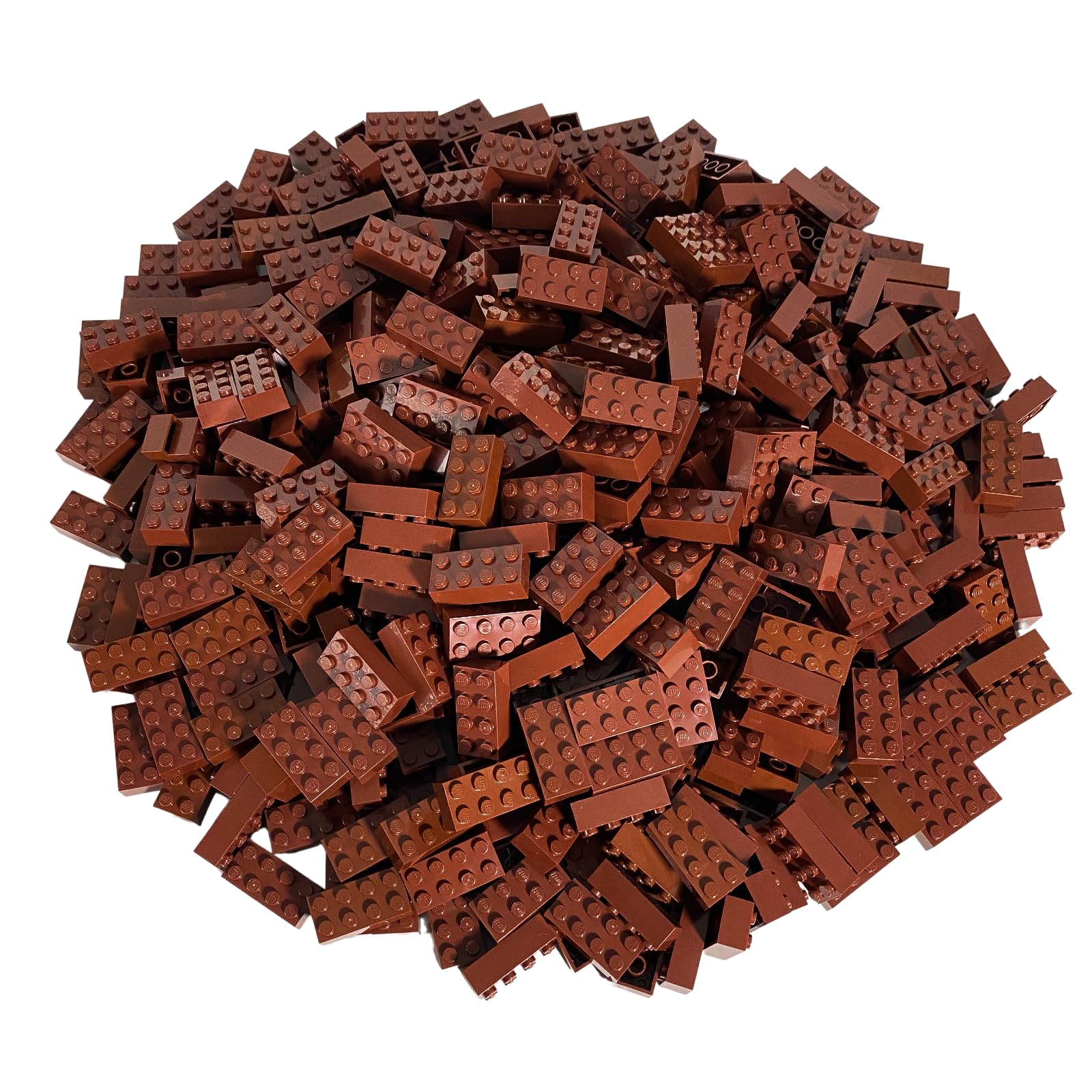LEGO Bricks: Brown 2x4. Part 3001 (X 50)