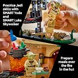 LEGO Star Wars 75422 SMART Play Yoda's Hut & Jedi Training Set with 2 SMART Tags view 3