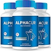 AlphaCur for Neuropathy Advanced Formula Capsules, Official AlphaCur for Nerve Pain Supplement Pills - Maximum, Strength All Natural Healthy Circulation & Stable Levels, Alpha Cur Reviews (3 Pack)