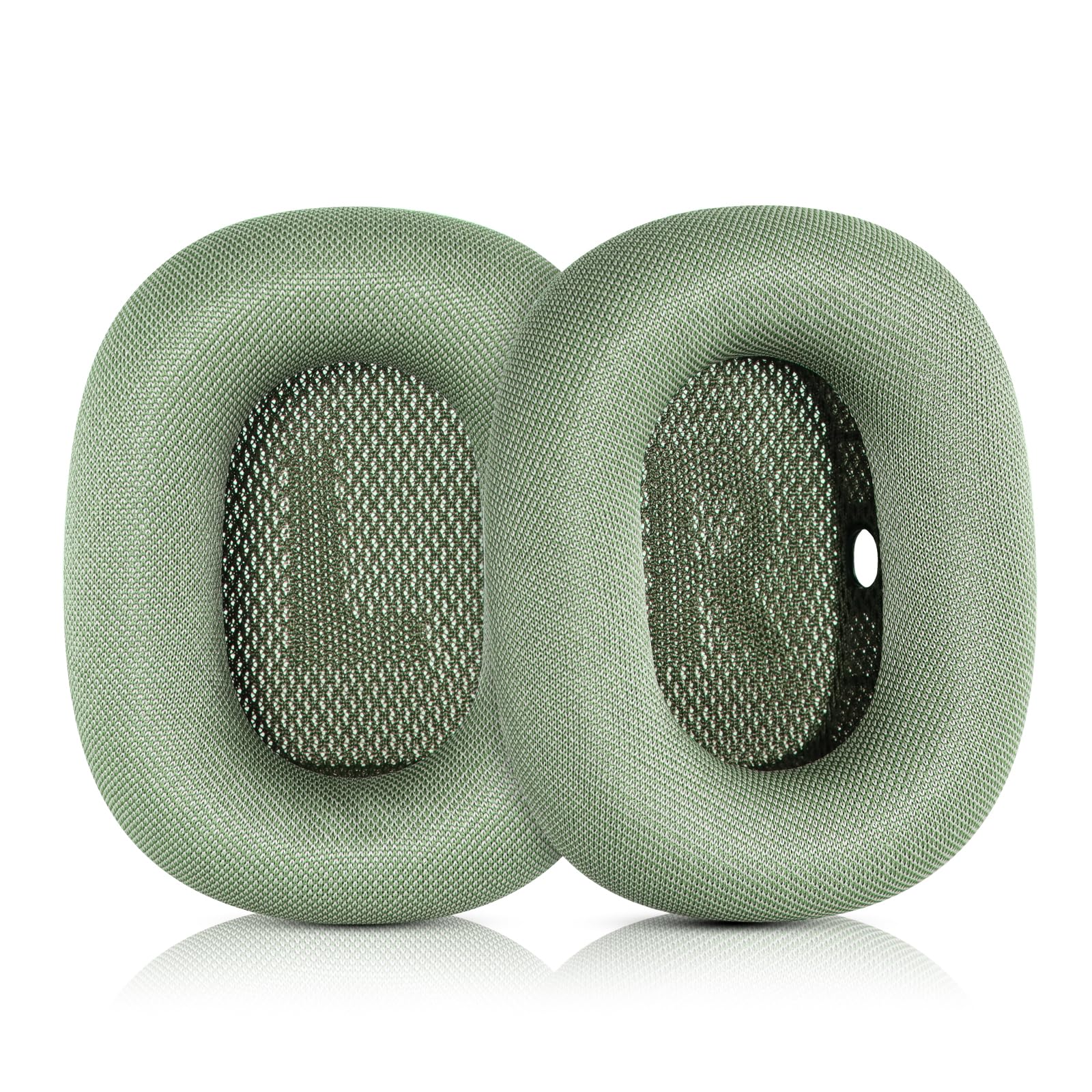 Sinowo Ear Pads Replacement for Airpods Max Over-Ear Headphones, Durable Mesh Fabric Earpads Cushions with Memory Foam and Magnet,Closer to The Original(Green)
