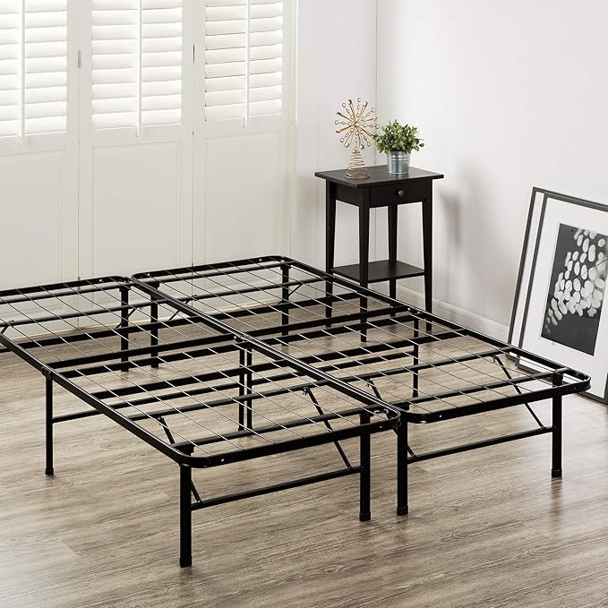 Zinus Premium Metal Steel SmartBase Platform Foldable Single Size Bed