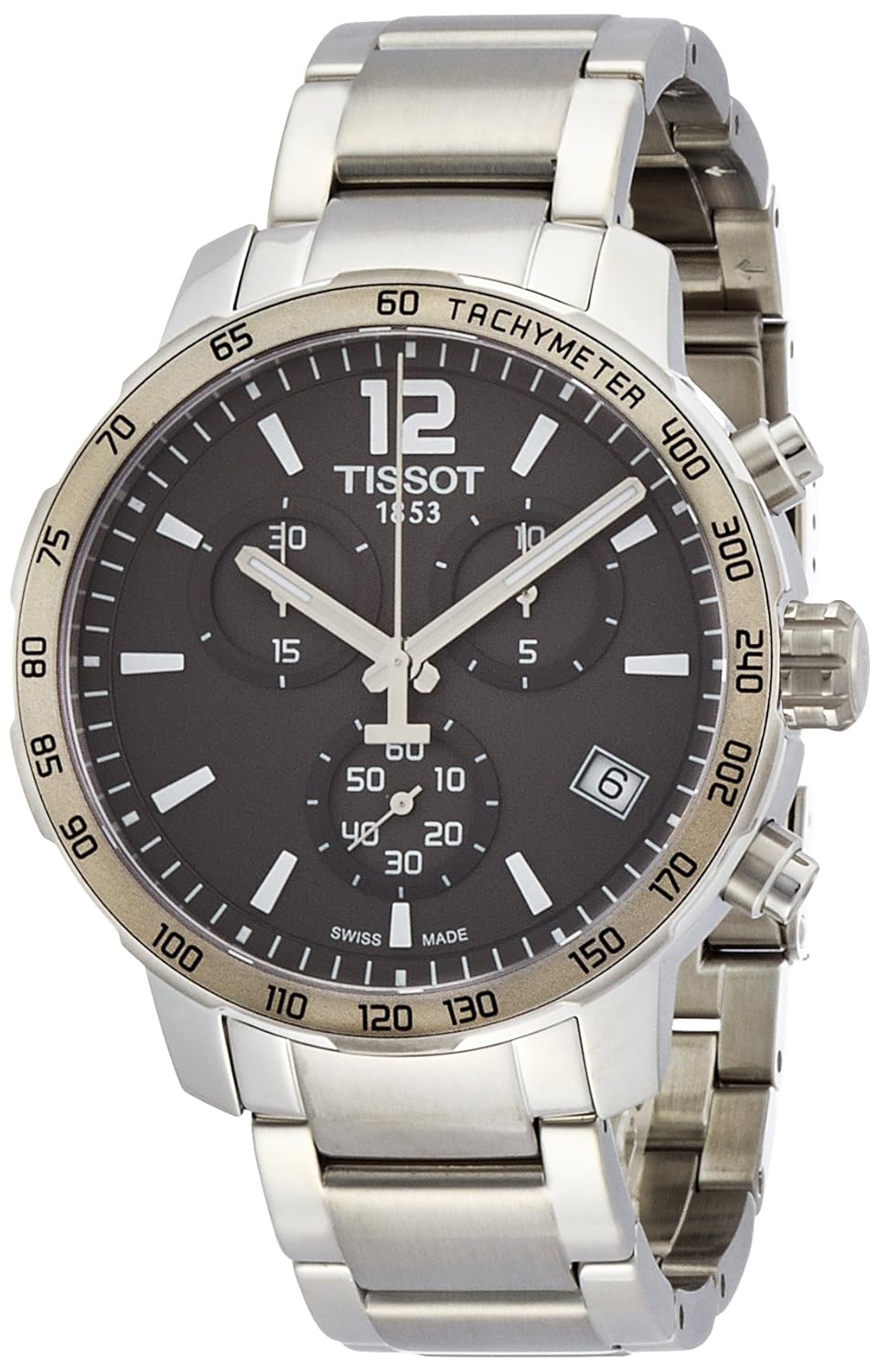 Tissot Men's T0954171106700 Quickster Stainless Steel Watch Tissot Amazon.ca Watches
