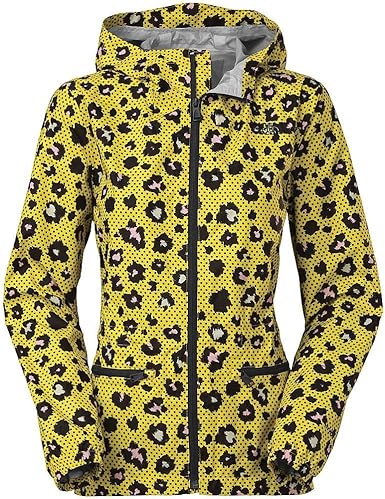 north face women's rain jacket yellow