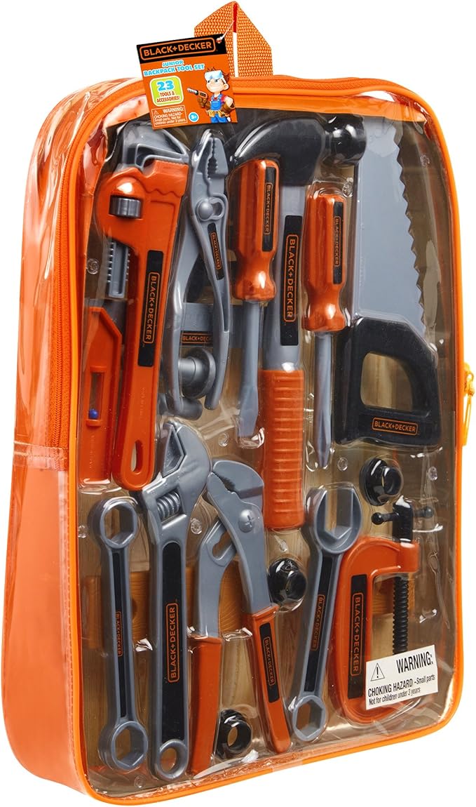 Black And Decker Junior Mochila Tool Set: Amazon.es: Juguetes y juegos