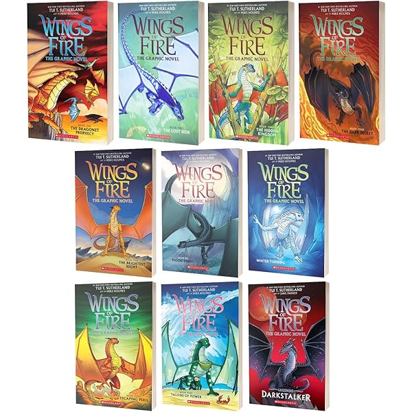Wings of Fire Hardcover Series Set (Books 1-15): Tui T. Sutherland