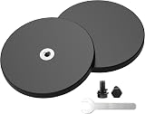 Magnetpro 2 Pieces Rubber Coated Mounting Magnets 120+ LB Anti-Scratch Outdoor