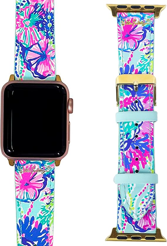 Lilly Pulitzer Genuine Leather Watch 