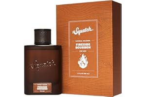 Dr. Squatch Natural Cologne for Men - Scent-Lock Technology and Sustainably-Sourced Ingredients - Fireside Bourbon Cologne (1.7 fl oz)