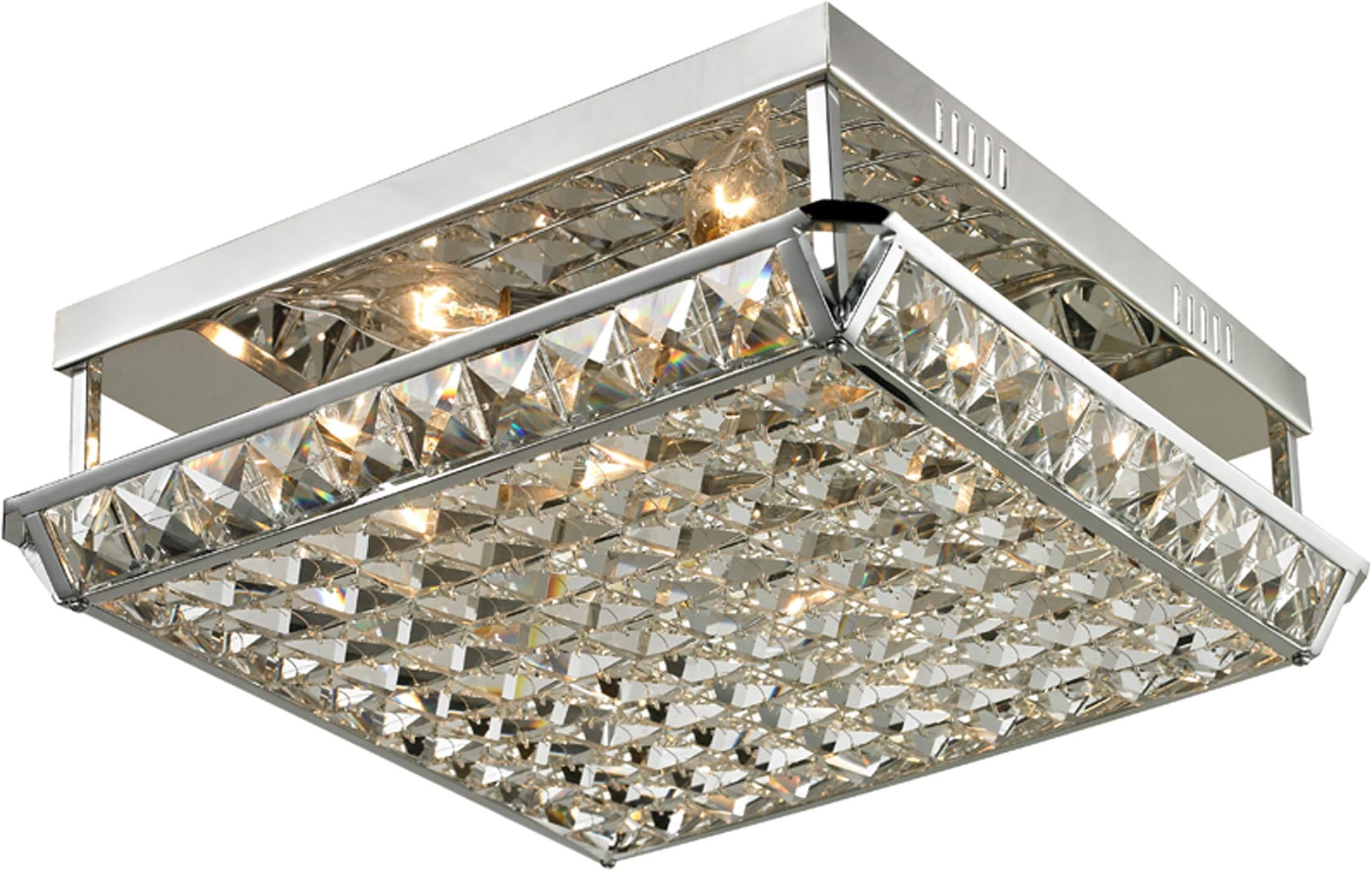 Dale Tiffany GH13342 Ibiza Crystal Flush Mount, Polished Chrome