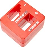 Duratool D01765 Magnetiser Demagnetiser Red Pocket Size 2.8 x 5.0 x 5.0 view 2