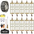 AutoChoice Emergency Snow Chains, Tire Chains with Thickened Manganese Steel for Car Truck SUV in Ice, Sand and Mud(8 Packs, Tire Width 235-285mm)