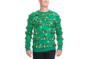Tipsy Elves Ugly Christmas Sweaters for Men - Colorful and Funny Men's Christmas Sweaters - Hilarious Holiday Pullovers
