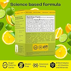 KEY NUTRIENTS Electrolytes Powder Packets 20 Pack