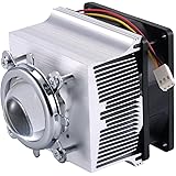 TX Aluminium Heatsink Cooling Fan+44mm Lens 120 degree For 50W 100W Led Chip (Heatsink +120 degree Lens)