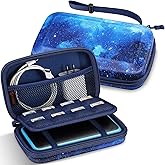 Fintie Carrying Case for Nintendo New 2DS XL LL/New 3DS / 2DS / 3DS XL LL, Protective Hard Shell Portable Travel Cover Pouch with Game Card Slots & Inner Pocket, Starry Sky