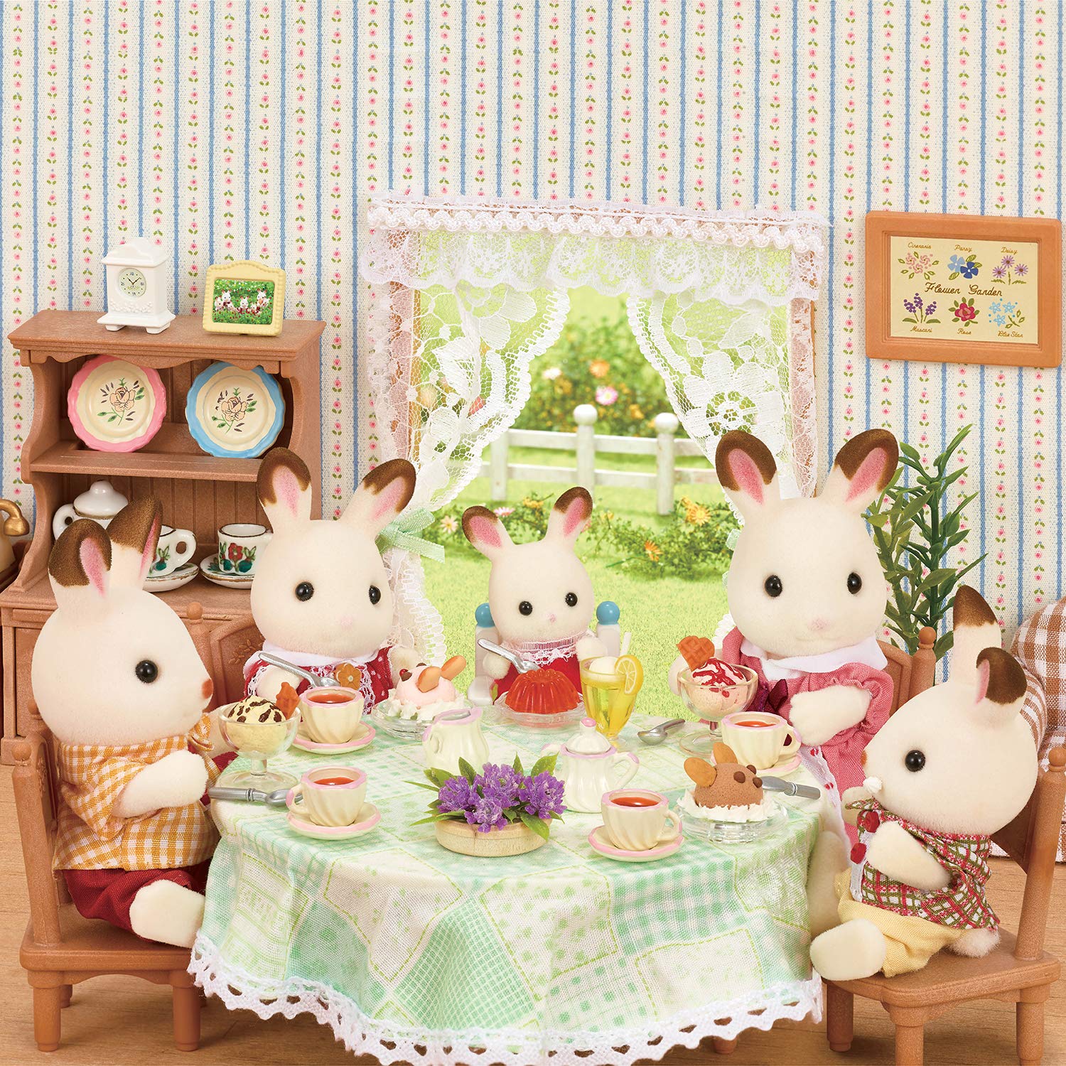 Mua Calico Critters Hopscotch Rabbit Family, Dolls, Doll House Figures ...