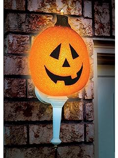 Amazon Com Seasons Sparkling Pumpkin Porch Light Cover Set Of 2 Wall Porch Lights Garden Outdoor