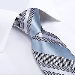 DiBanGu Extra Long Tie for Men Silk 63" XL Necktie