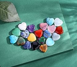 20PCS Crystals and Healing Gemstones Gem Stones